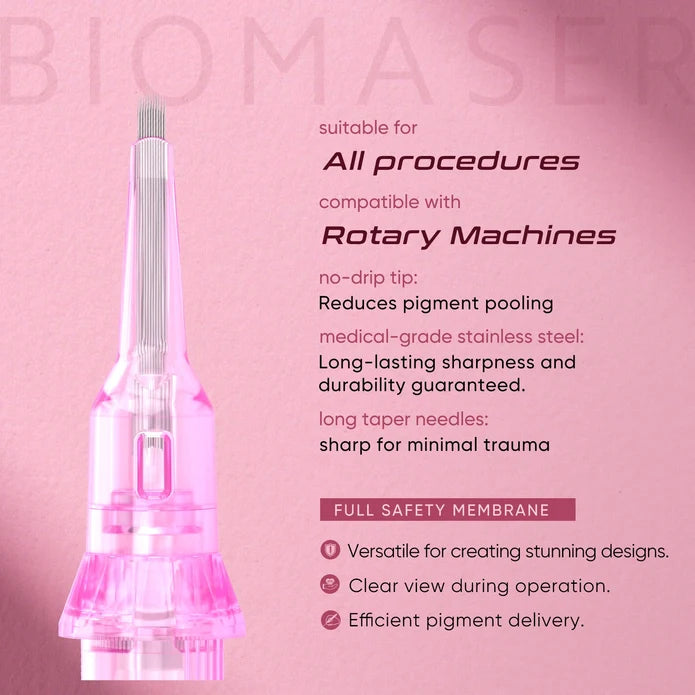 Biomaser Pinky Pro 0411U Curve Flat PMU Cartridge