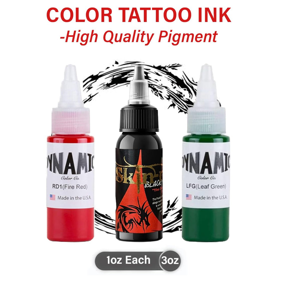 TG- 2 Basic Coil Tattoo Machine kit, 2 Colors , 20 Needles