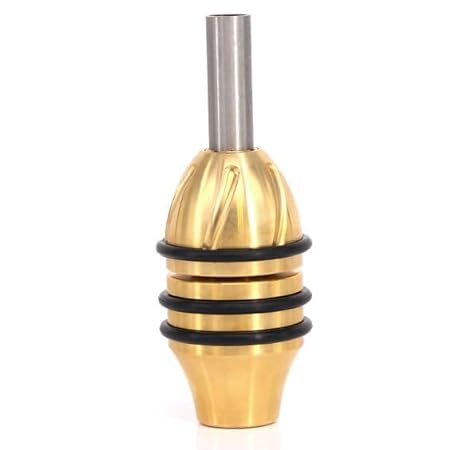 Aluminum Self Locking Grip for Rotary and Coil Machine - Golden