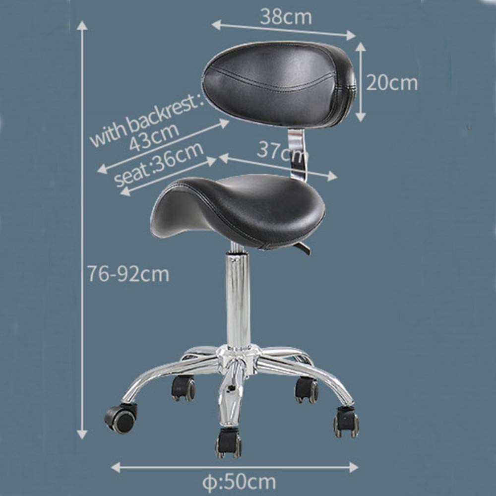 Saddle Chair Black Small (Model 9938)