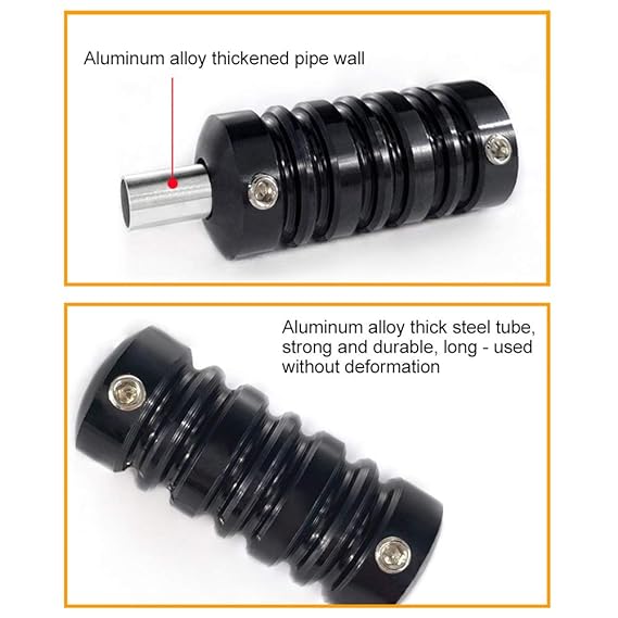 Aluminum Tattoo Grip with Stainless