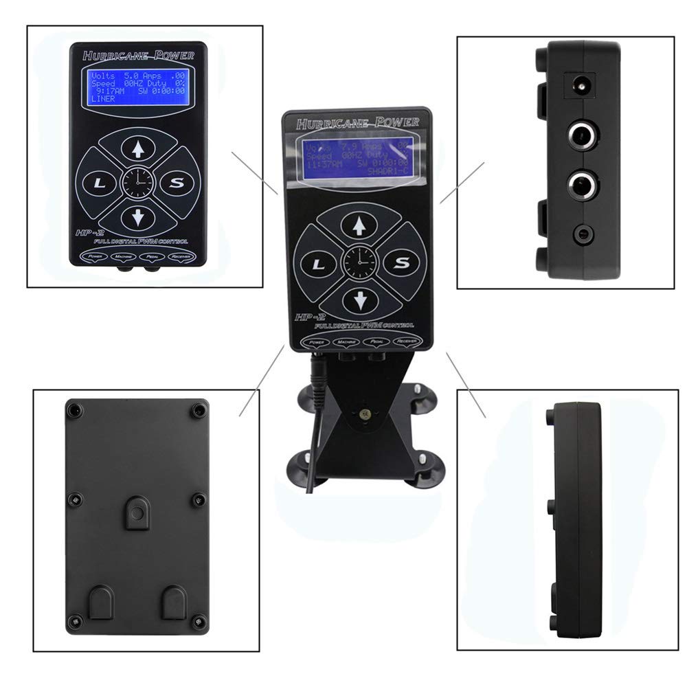 Professional HP-2 Tattoo Power Supply with LED Screen Display