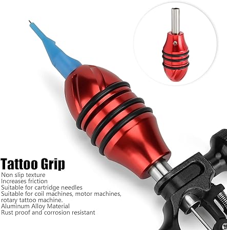 Aluminum Self Locking Grip for Rotary and Coil Machine -25mm