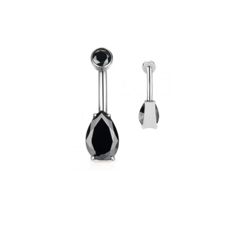 (Black) Belly button ring