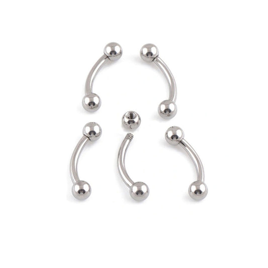 Barbell piercing jewelry