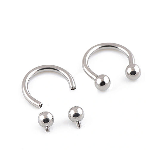 Titanium Horseshoe Barbell