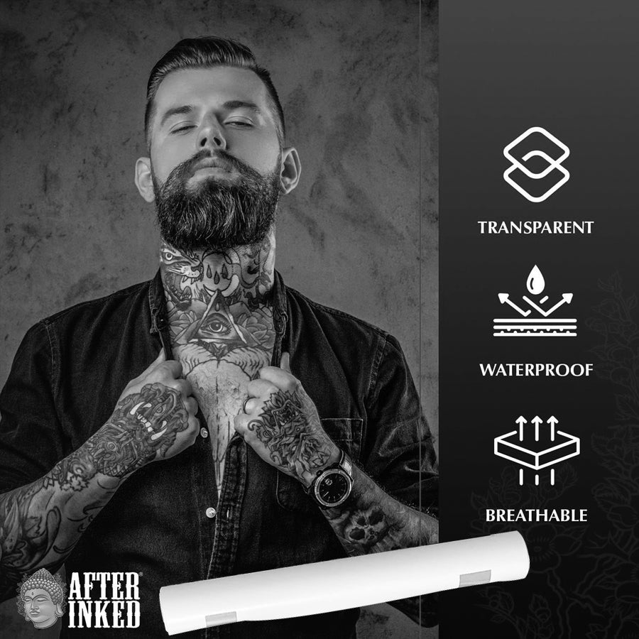 Tattoo Aftercare Clear Adhesive Bandange Waterproof Dressing Roll