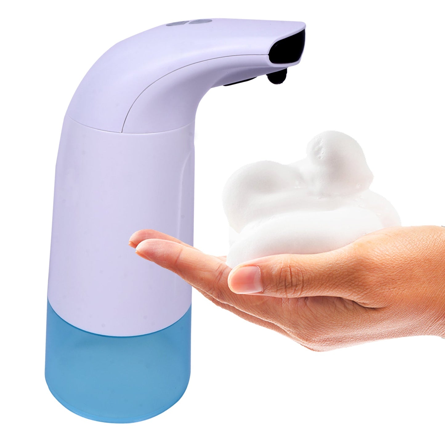 Automatic touchless foaming soap dispenser