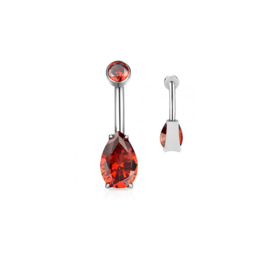 (Garnet) Belly Button ring