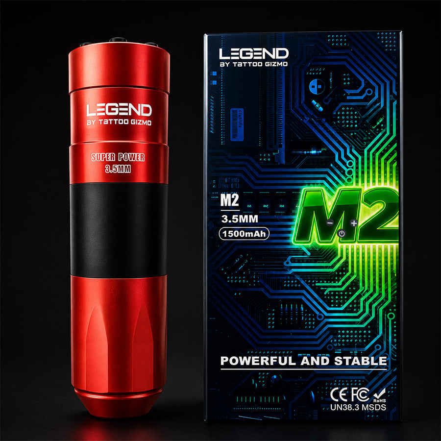 Legend M2 Wireless Tattoo Machine Pen – Professional Rotary Tattoo Machine