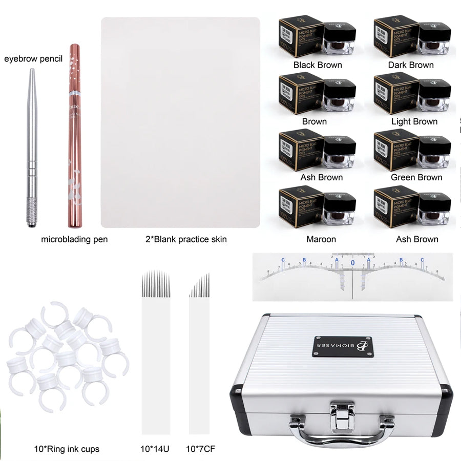 microblading kit set 8 pigments