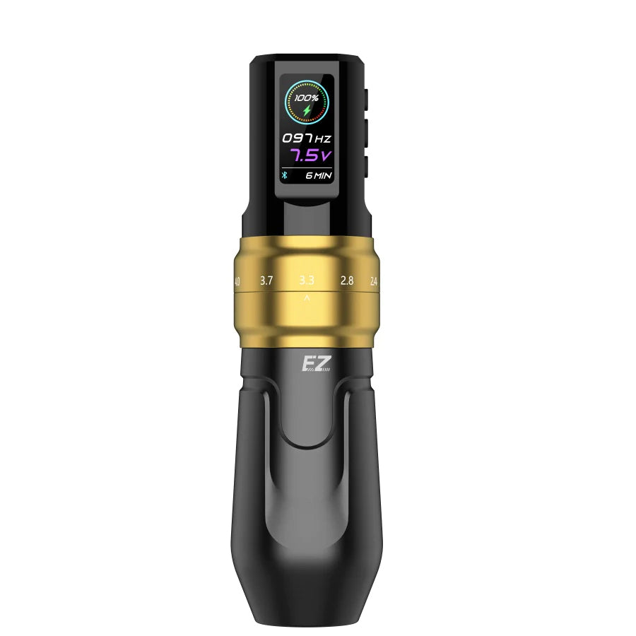 pro3 wireless tattoo pen machine golden