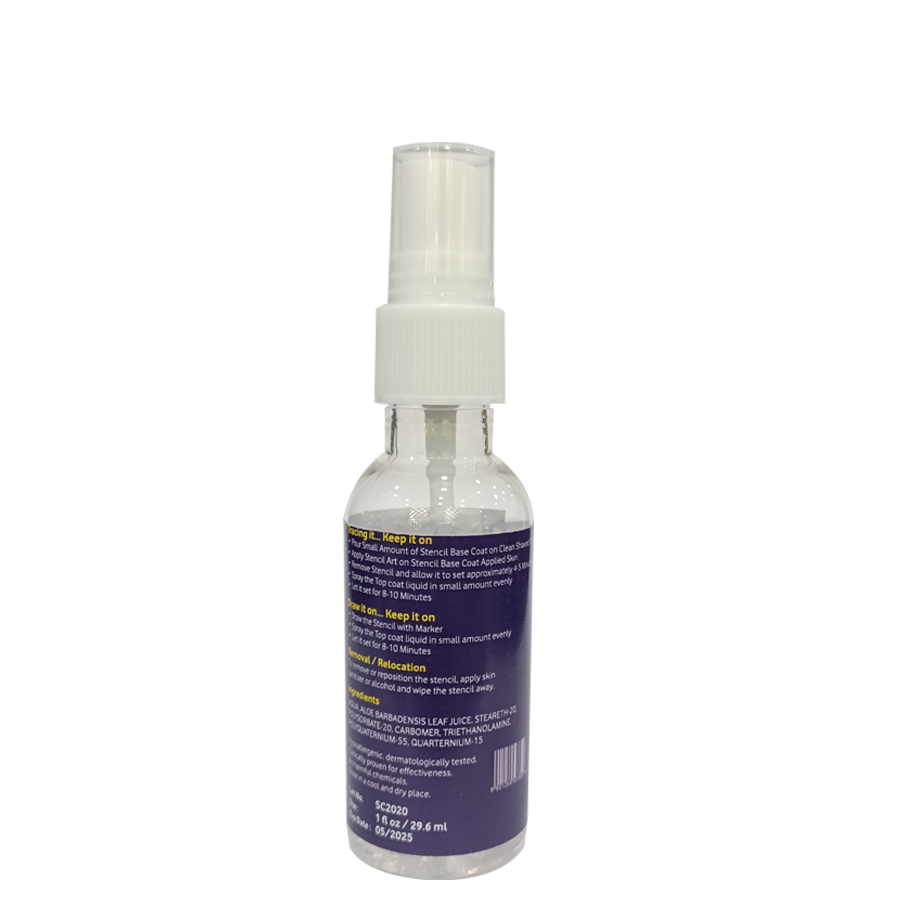 Skin Companion  Stencil Top Coat-1oz