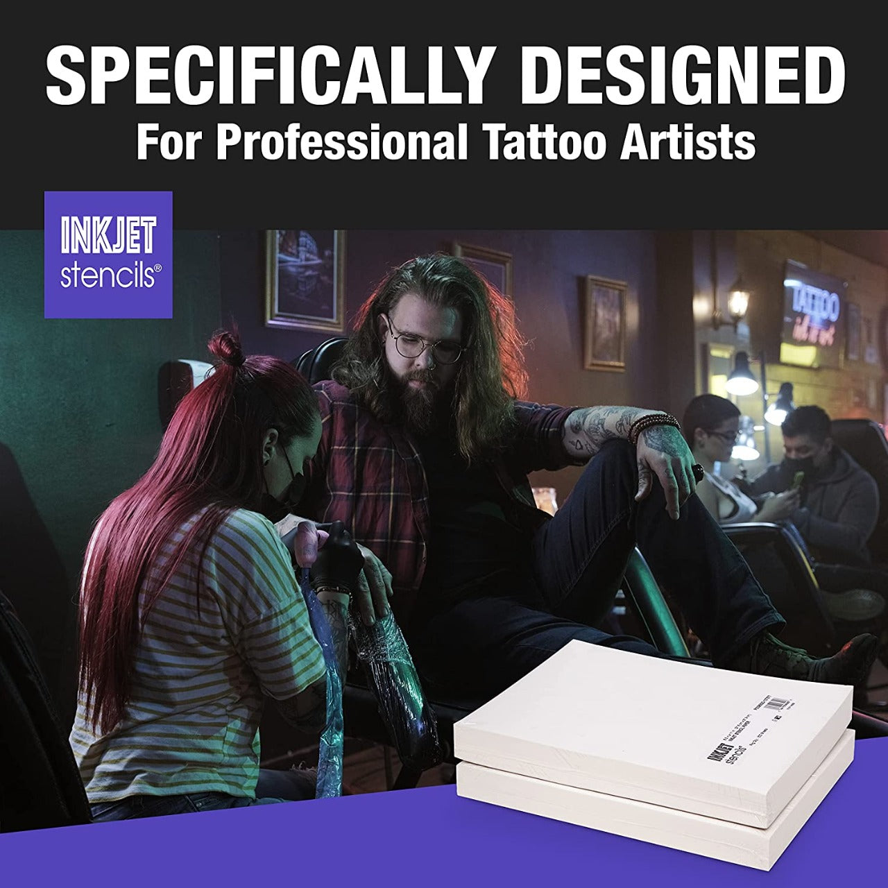 Inkjet Stencils Specifically Designed For Professional tattoo Artist