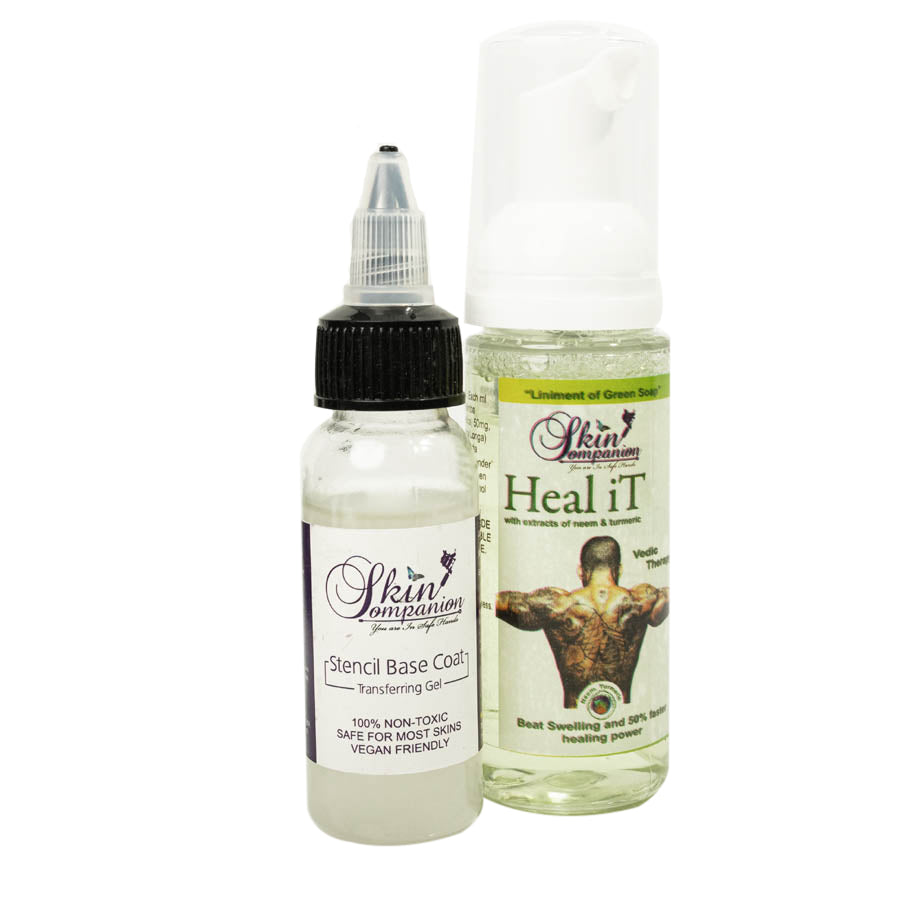 Tattoo gizmo stature rotary tattoo machine kit with colors and needles