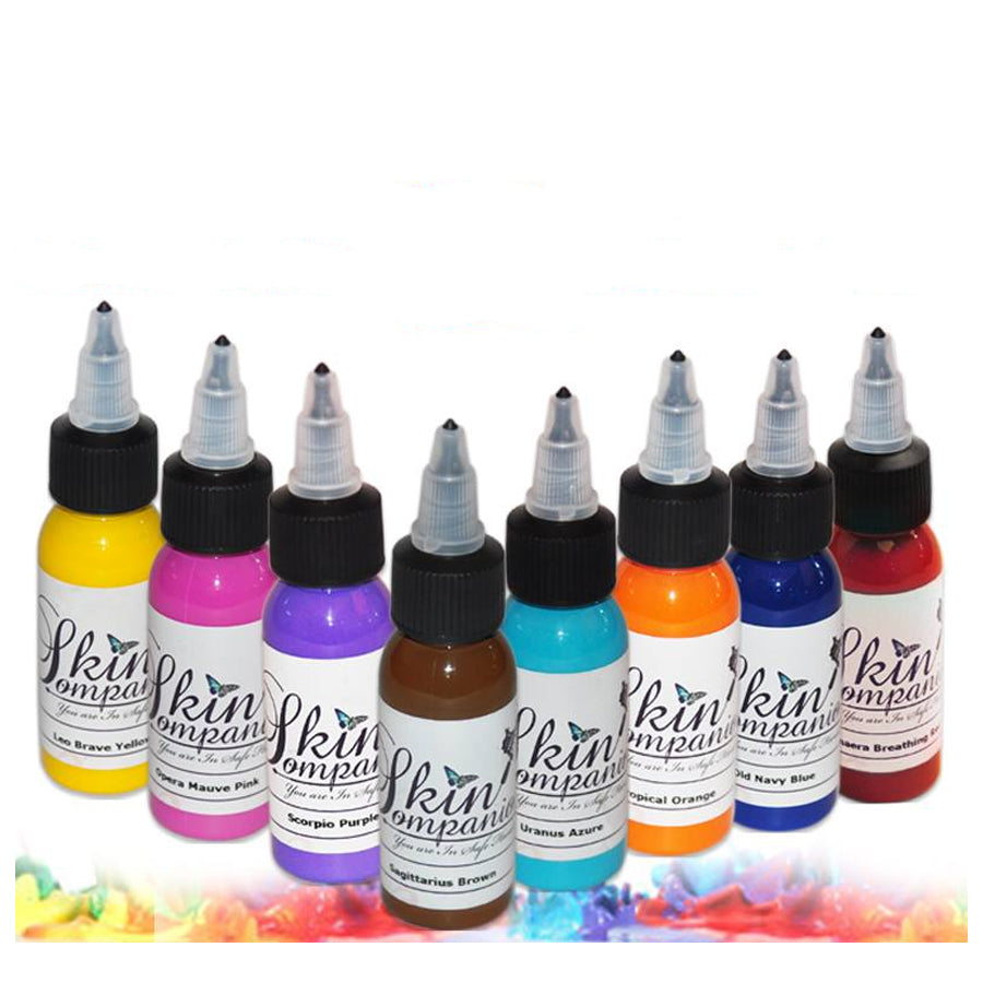 Skin Companion Tattoo Colors - Individual Bottles - 1oz