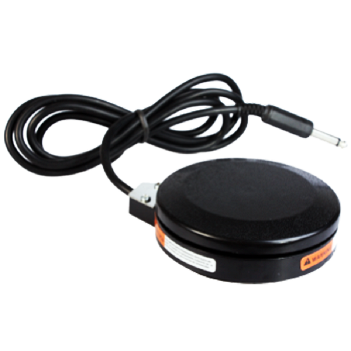 Pro Round Plastic Foot pedal - Black