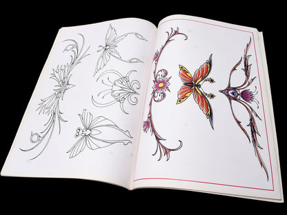 Girl Tattoo Flash designs book specially for girls, A3