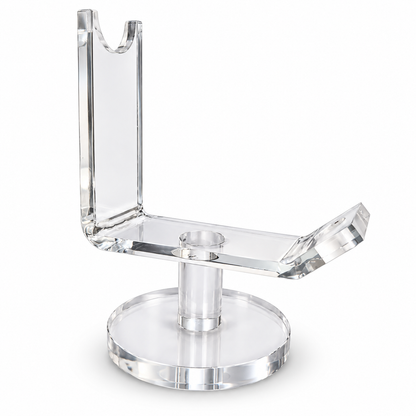 Clear PMU pen machine holder stand – round base and post