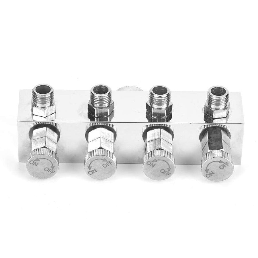 Airbrush Manifold Air Hose Splitter 1/12 in BSP Taps
