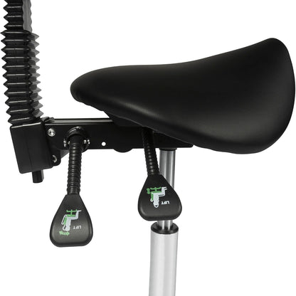 tattoo sattelstütze Tattoo Artist Swivel Adjustable Chair with Wheel (Model 9949) – Tattoo Gizmo