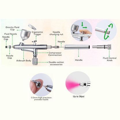 Tattoo Airbrush Kit AG- 130S