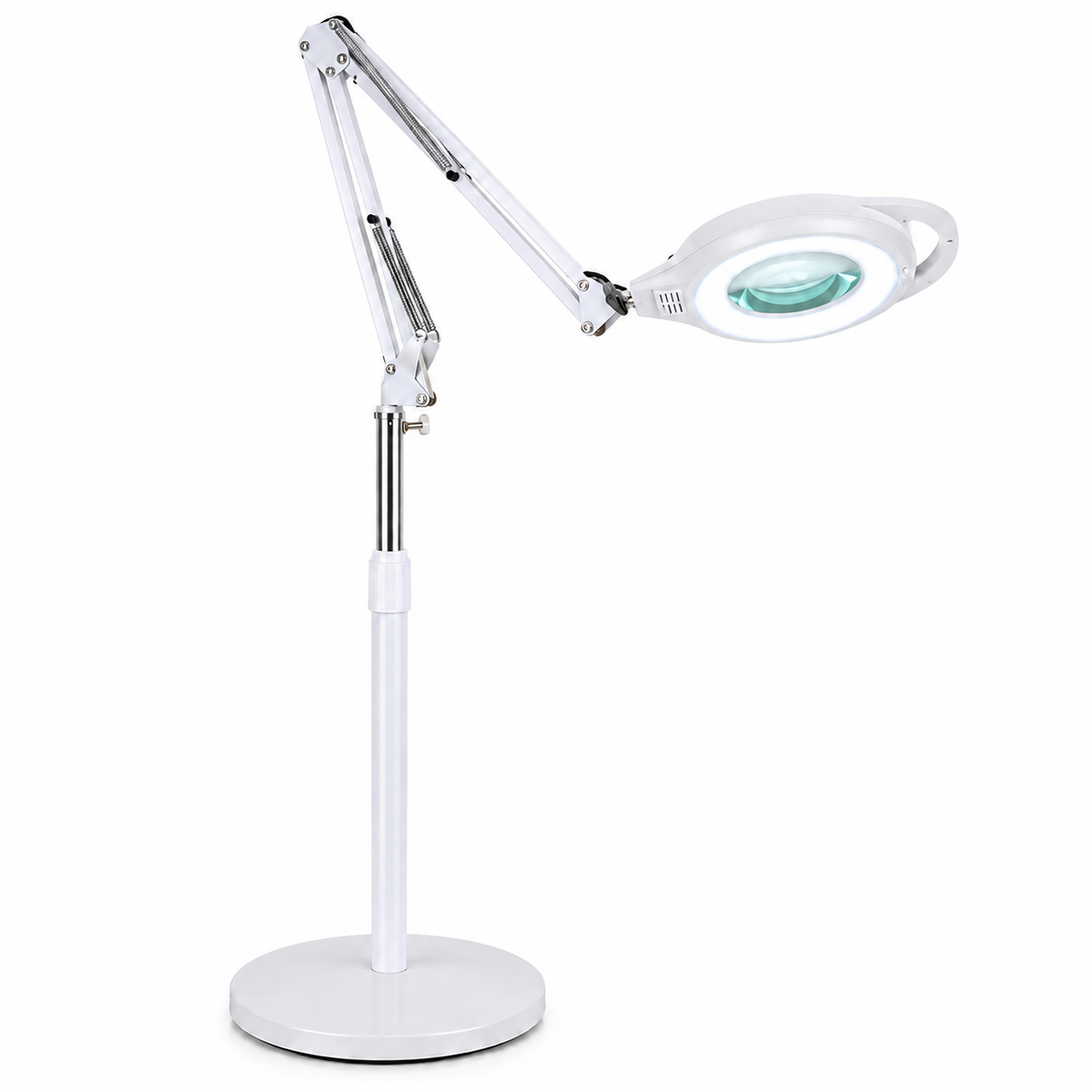 LED Floor Lamp with Magnifier 2 in 1