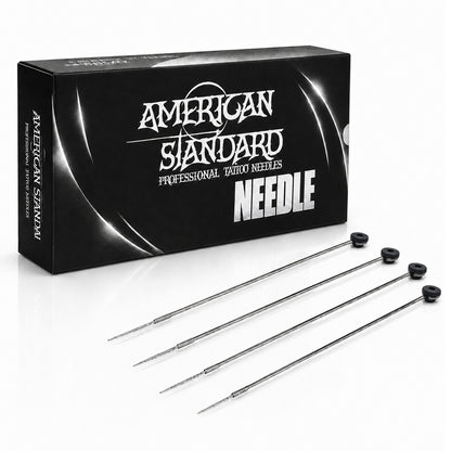 American Standard Tattoo Fine Long Needles (Box of 50pcs)