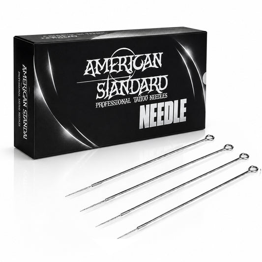 American Standard Tattoo Fine Long Needles (Box of 50pcs)