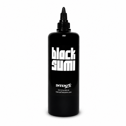 Intenze Professional Tattoo Ink Black Sumi 12oz