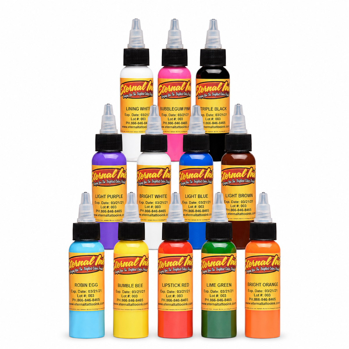 Eternal Sample Color Set 12 Bottles