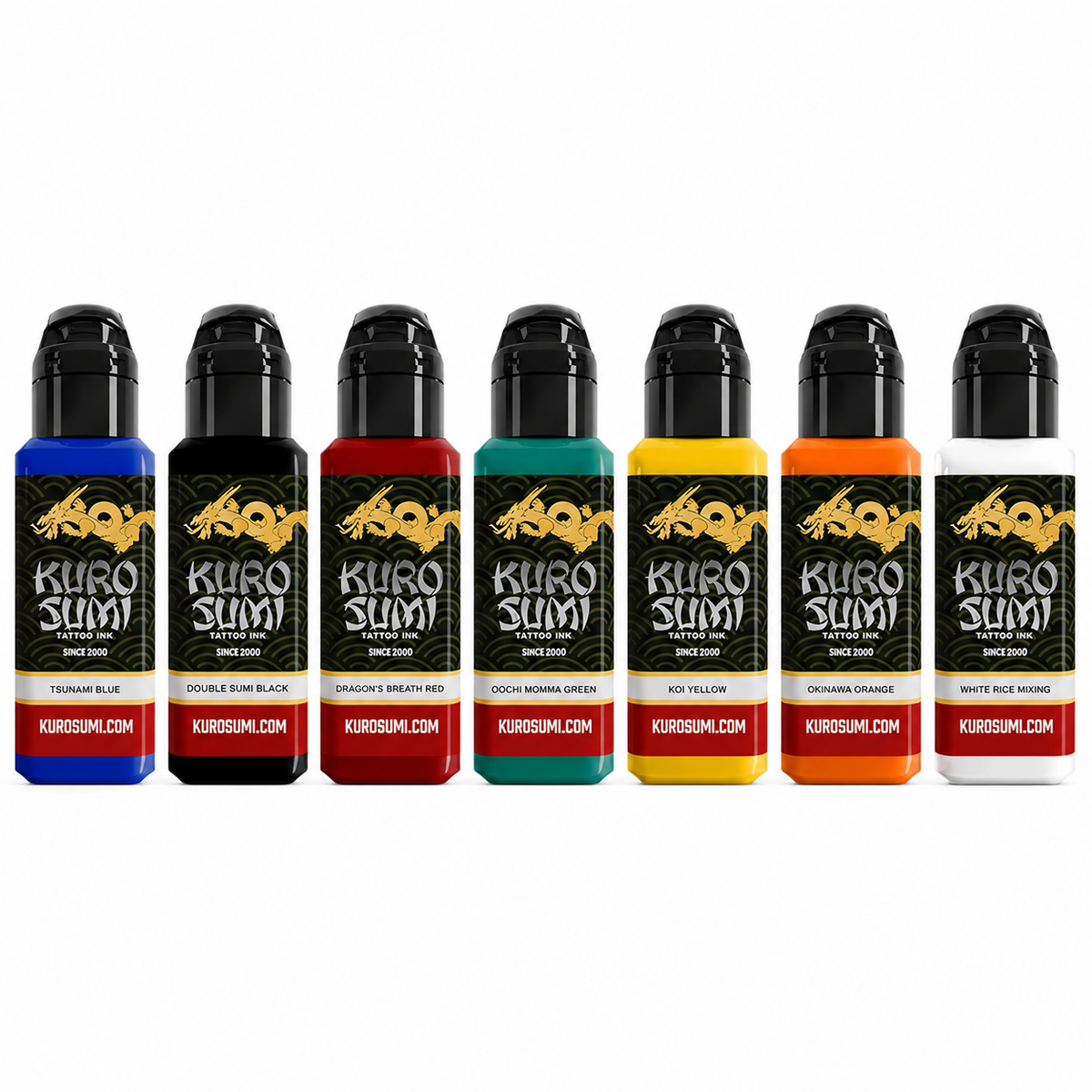 Kuro Sumi Master Ink Set of 7Pcs