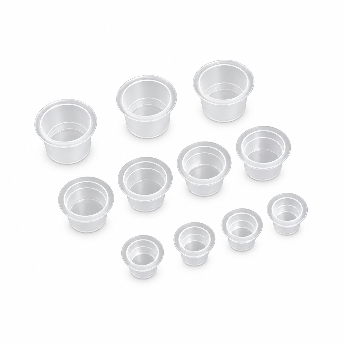 Disposable Tattoo Ink Cups With Stable Flat Base-500pcs