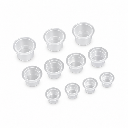 Disposable Tattoo Ink Cups With Stable Flat Base-500pcs