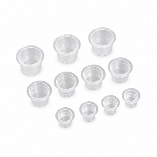 Disposable Tattoo Ink Cups With Stable Flat Base-500pcs