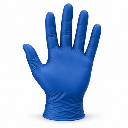 Gloves - 100% Nitrile Thick 5 Micron with Textured Fingure
