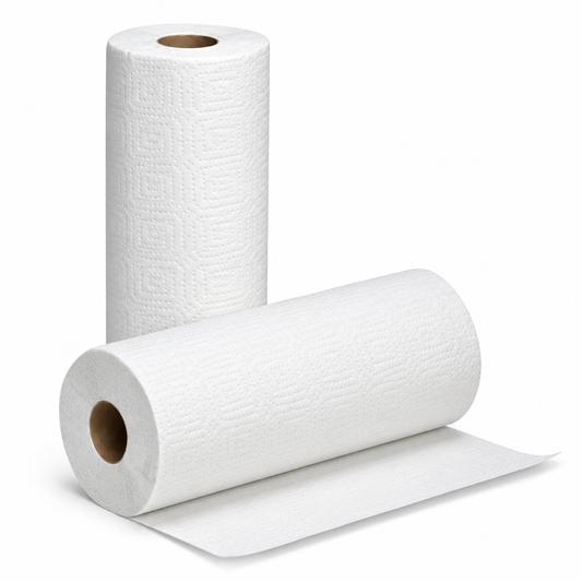 Soft & Absorbent White Tissue Paper Roll