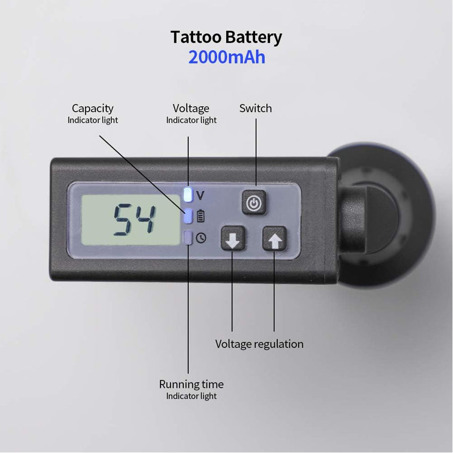 wireless tattoo machine Dc battery