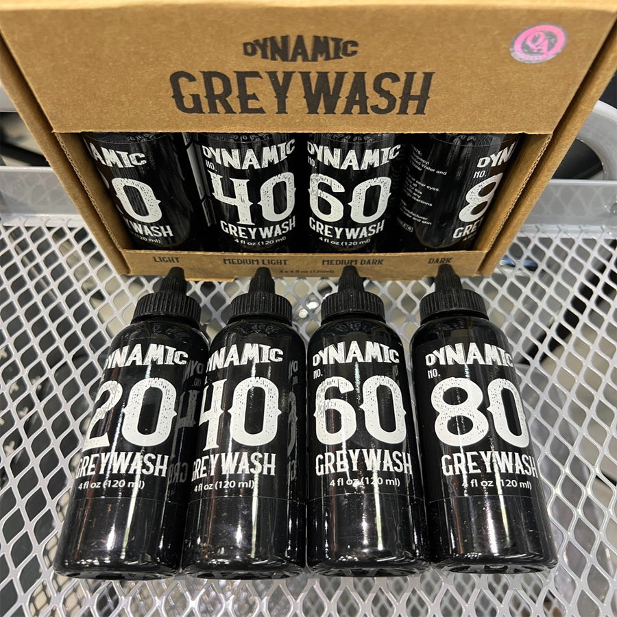 Grey Rinse Kit Dynamic Grey Wash Set 4 Bottles 4 oz – Tattoo Gizmo