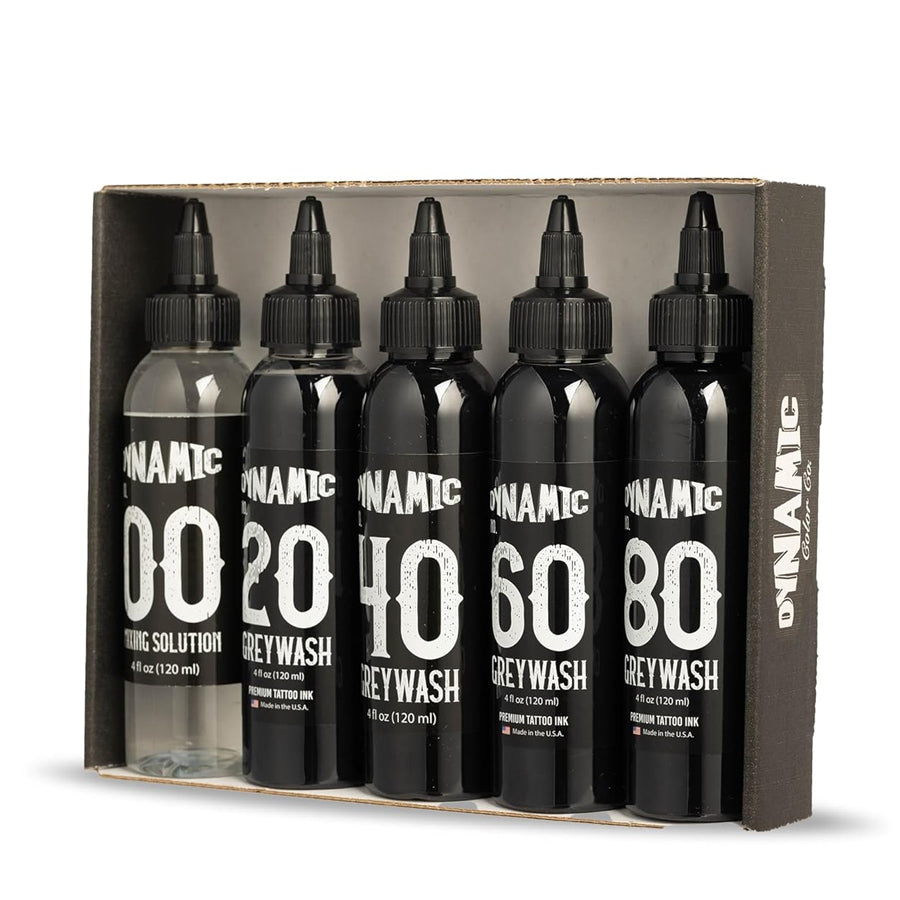Grey Rinse Kit Dynamic Grey Wash Set 4 Bottles 4 oz – Tattoo Gizmo