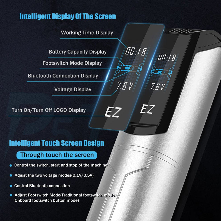 EZP5 Wireless Battery Tattoo Pen Machine