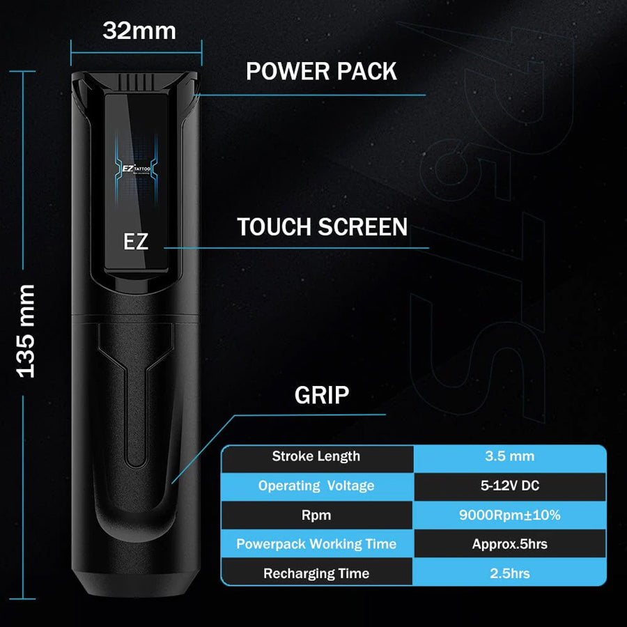 EZP5 Wireless Battery Tattoo Pen Machine