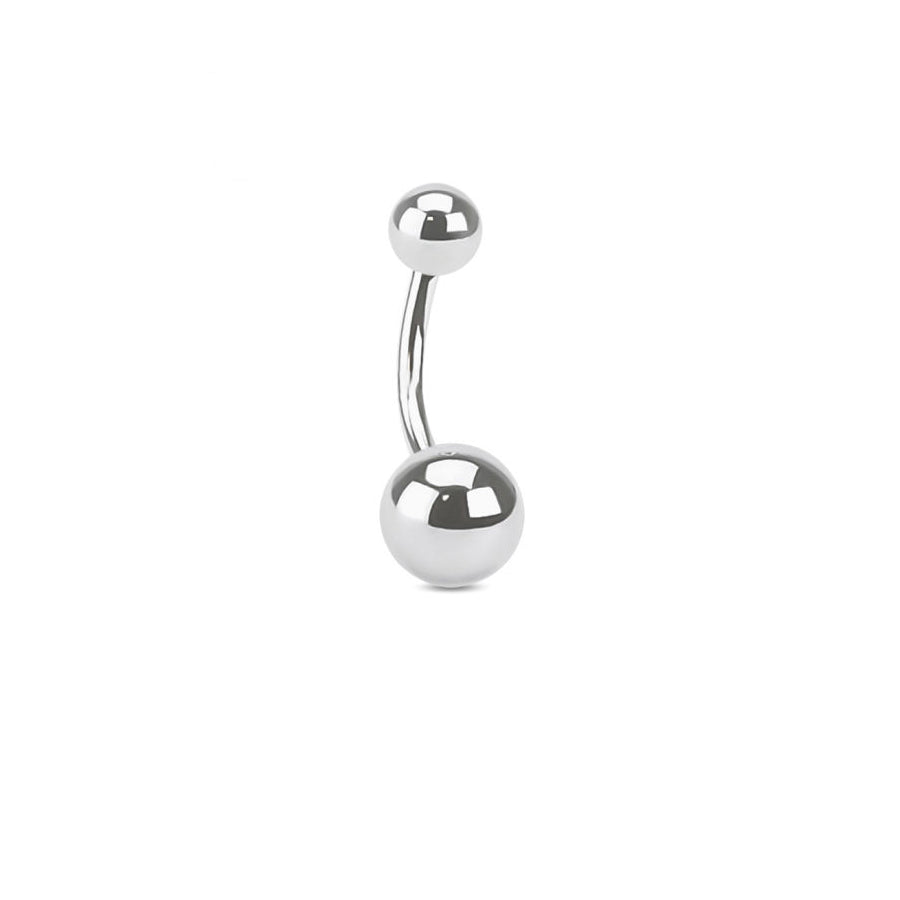 Externally Treaded Belly Button Ring