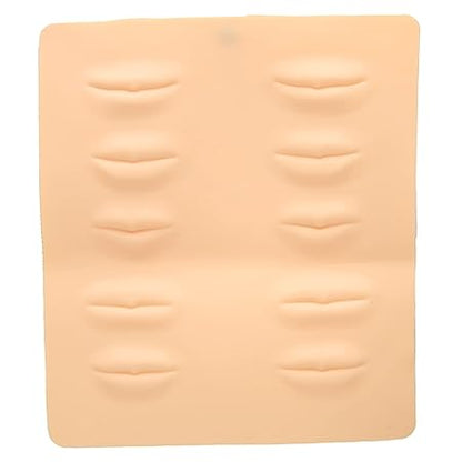Fake Silicone Sheets to Practice skin Lip Tattoo