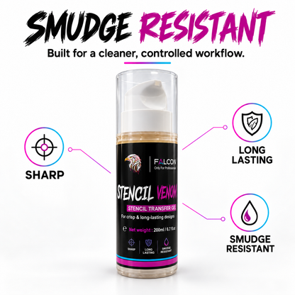 Falcon Stencil Venom - Tattoo Stencil Transfer Gel