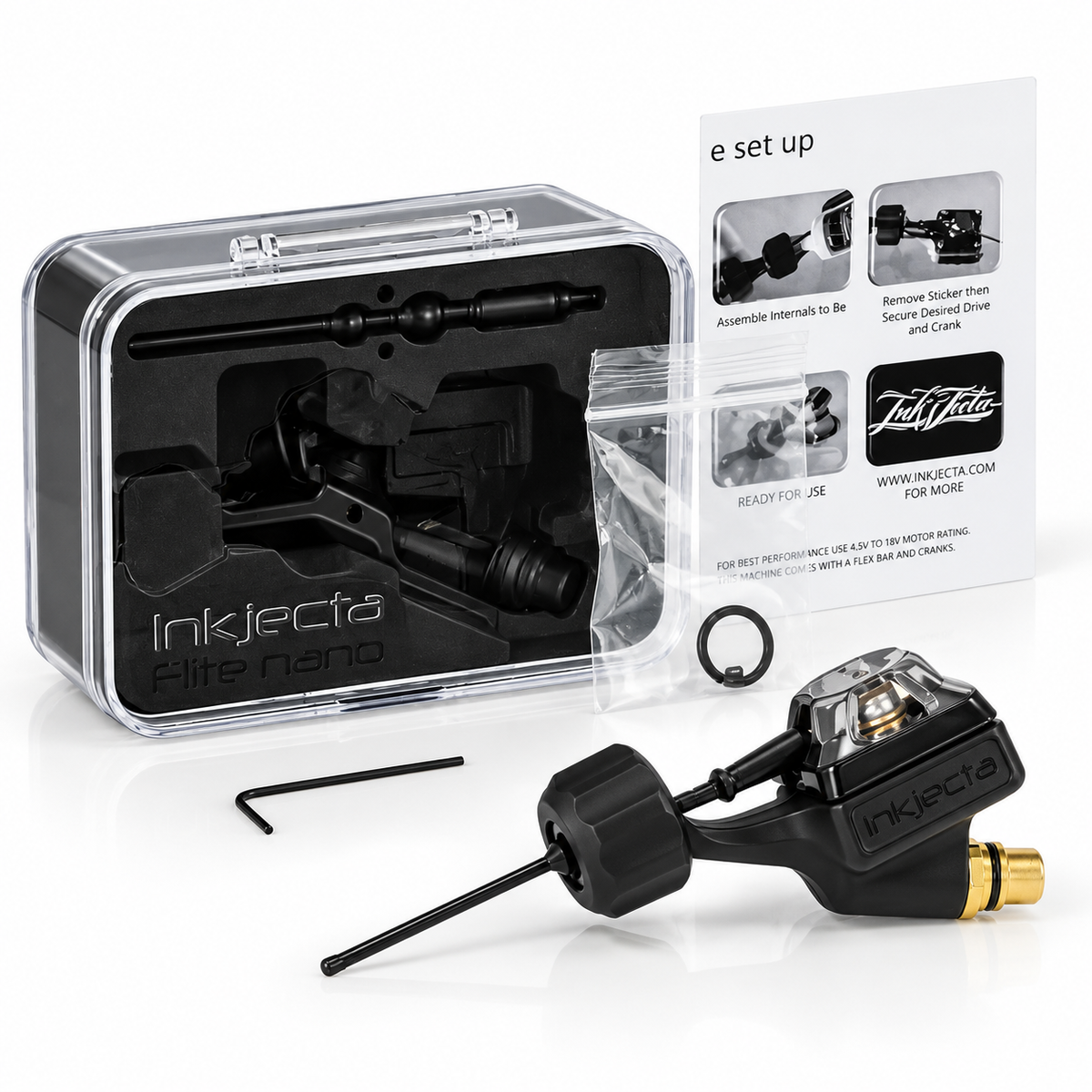 Inkjecta Flite Nano Ultra Lite Rotary Tattoo Machine