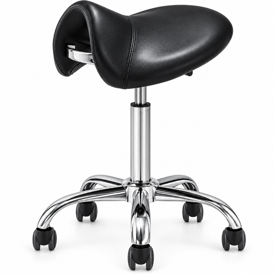 Saddle-Shaped Adjustable Wave Seat - Tattoo Stool Chair (Model 9908)