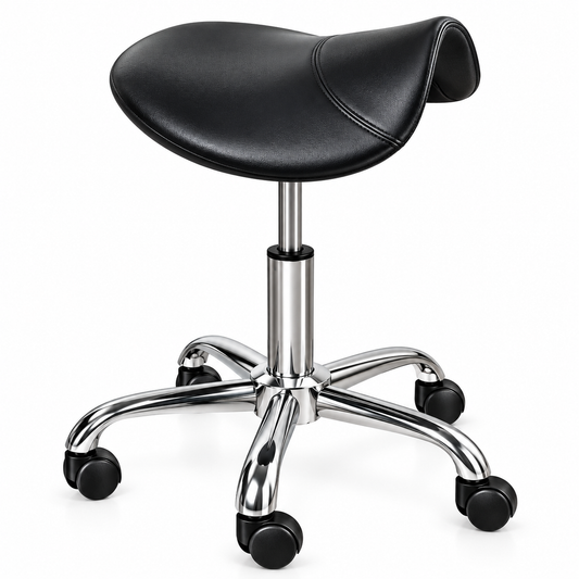 Saddle Tattoo Stool Light With Adjustable Wave Seat(Model 9909)