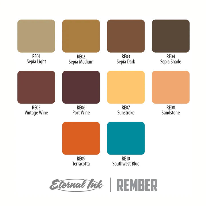 Eternal Rember Signature Series tattoo Ink Set