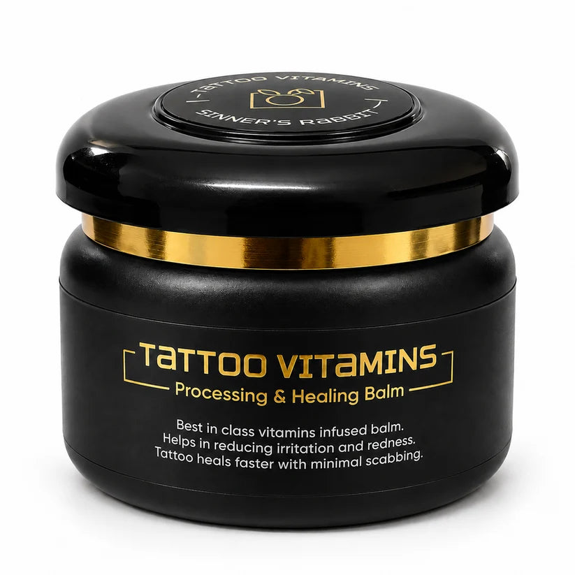 Tattoo Vitamins: Processing & During Tattoo Ointment
